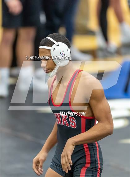 Thumbnail 2 in Fremont Varsity Wrestling Invitational photogallery.