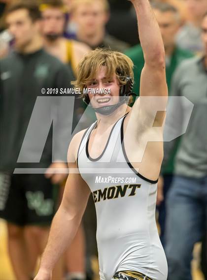 Thumbnail 3 in Fremont Varsity Wrestling Invitational photogallery.