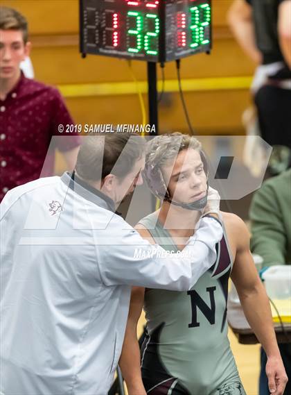 Thumbnail 2 in Fremont Varsity Wrestling Invitational photogallery.