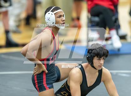 Thumbnail 2 in Fremont Varsity Wrestling Invitational photogallery.
