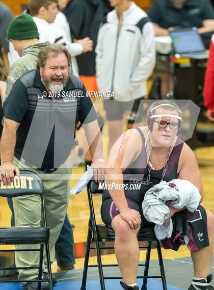 Thumbnail 1 in Fremont Varsity Wrestling Invitational photogallery.