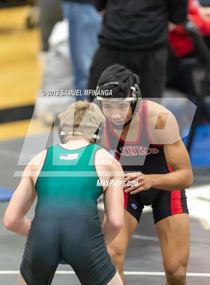 Thumbnail 1 in Fremont Varsity Wrestling Invitational photogallery.