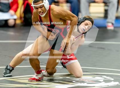 Thumbnail 3 in Fremont Varsity Wrestling Invitational photogallery.