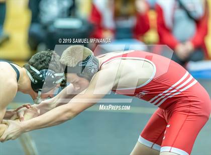 Thumbnail 2 in Fremont Varsity Wrestling Invitational photogallery.