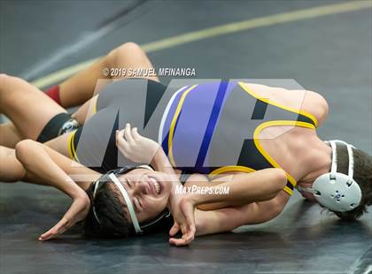 Thumbnail 2 in Fremont Varsity Wrestling Invitational photogallery.