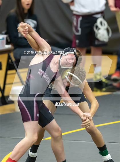 Thumbnail 2 in Fremont Varsity Wrestling Invitational photogallery.
