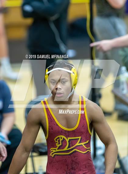 Thumbnail 3 in Fremont Varsity Wrestling Invitational photogallery.