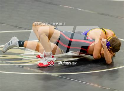 Thumbnail 2 in Fremont Varsity Wrestling Invitational photogallery.