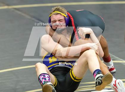 Thumbnail 2 in Fremont Varsity Wrestling Invitational photogallery.