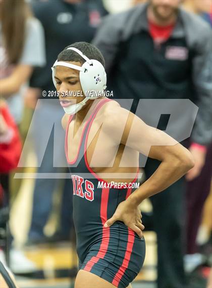 Thumbnail 3 in Fremont Varsity Wrestling Invitational photogallery.