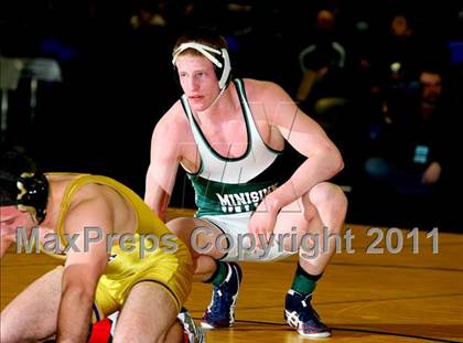 Thumbnail 1 in NYSPHSAA D1 Championships (140-285 Ibs. Finals) photogallery.