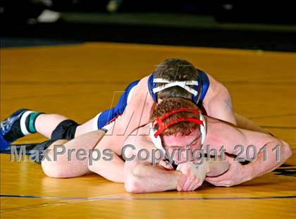 Thumbnail 3 in NYSPHSAA D1 Championships (140-285 Ibs. Finals) photogallery.