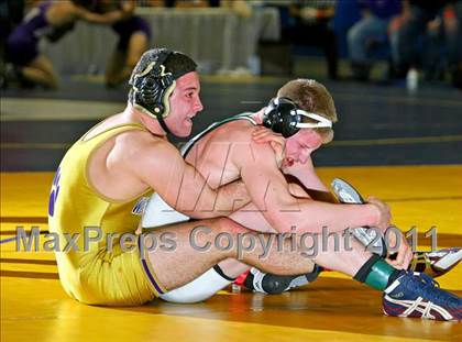 Thumbnail 3 in NYSPHSAA D1 Championships (140-285 Ibs. Finals) photogallery.