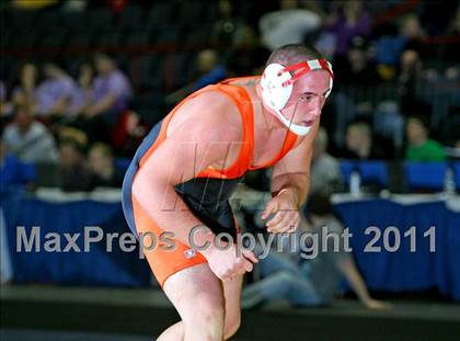 Thumbnail 1 in NYSPHSAA D1 Championships (140-285 Ibs. Finals) photogallery.