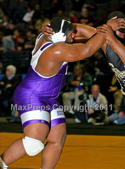 Thumbnail 2 in NYSPHSAA D1 Championships (140-285 Ibs. Finals) photogallery.