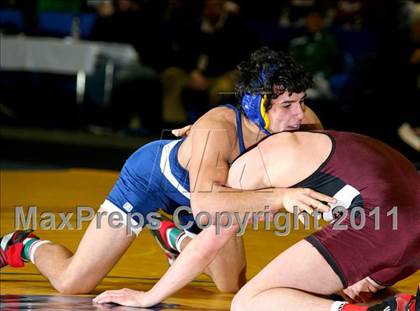 Thumbnail 3 in NYSPHSAA D1 Championships (140-285 Ibs. Finals) photogallery.
