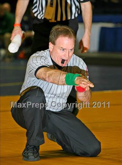 Thumbnail 1 in NYSPHSAA D1 Championships (140-285 Ibs. Finals) photogallery.