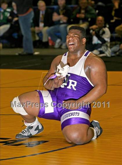 Thumbnail 2 in NYSPHSAA D1 Championships (140-285 Ibs. Finals) photogallery.