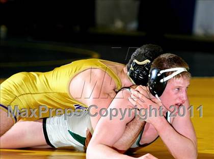 Thumbnail 3 in NYSPHSAA D1 Championships (140-285 Ibs. Finals) photogallery.