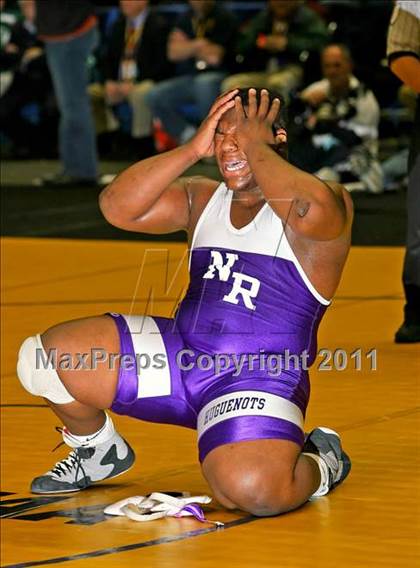 Thumbnail 3 in NYSPHSAA D1 Championships (140-285 Ibs. Finals) photogallery.