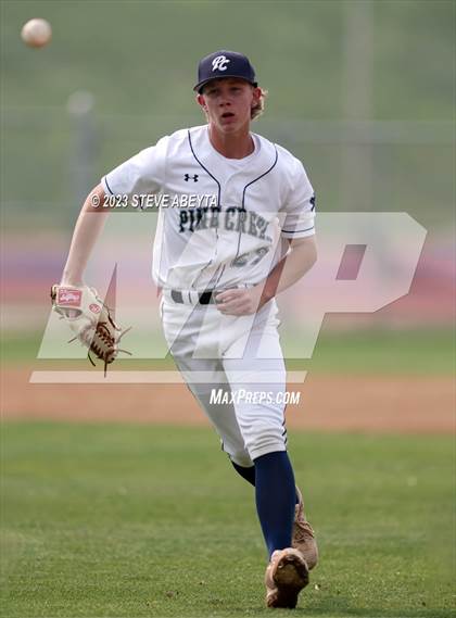 Thumbnail 1 in Pine Creek vs. Cherokee Trail (CHSAA Region 8) photogallery.