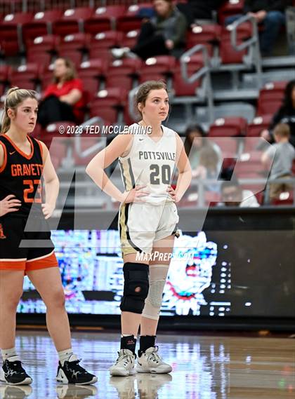 Thumbnail 2 in Gravette vs Pottsville (AAA 4A-North Regional first round) photogallery.