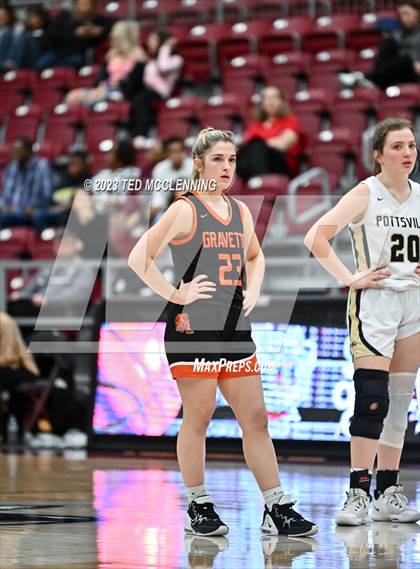 Thumbnail 3 in Gravette vs Pottsville (AAA 4A-North Regional first round) photogallery.