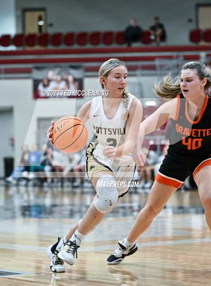 Thumbnail 3 in Gravette vs Pottsville (AAA 4A-North Regional first round) photogallery.
