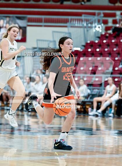 Thumbnail 3 in Gravette vs Pottsville (AAA 4A-North Regional first round) photogallery.