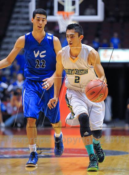 Thumbnail 3 in Valley Christian @ Gilbert Christian (AIA D3 Finals) photogallery.