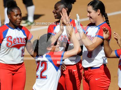 Thumbnail 2 in Archer School for Girls vs. Serra (CIF SS D7 Final) photogallery.