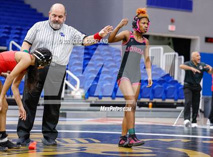 Thumbnail 2 in Gainesville vs Jordan - GHSA Girls' Duals Championship photogallery.