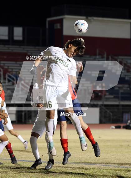 Thumbnail 1 in Peoria @ Centennial (Bulldog Invitational Boys Soccer Tournament) photogallery.