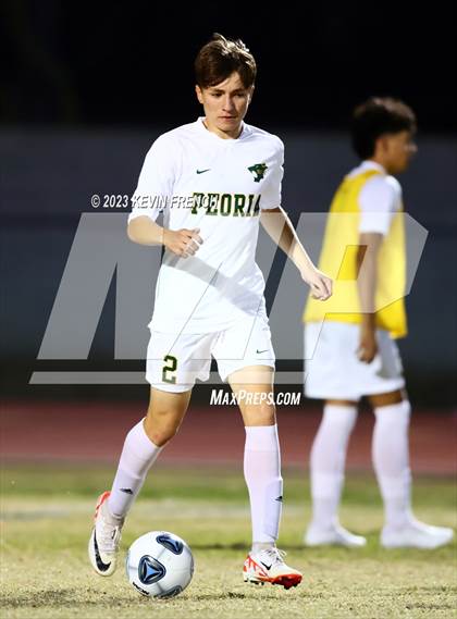 Thumbnail 1 in Peoria @ Centennial (Bulldog Invitational Boys Soccer Tournament) photogallery.