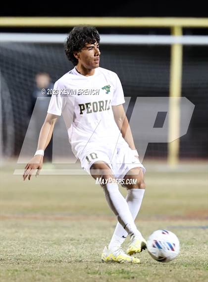 Thumbnail 2 in Peoria @ Centennial (Bulldog Invitational Boys Soccer Tournament) photogallery.