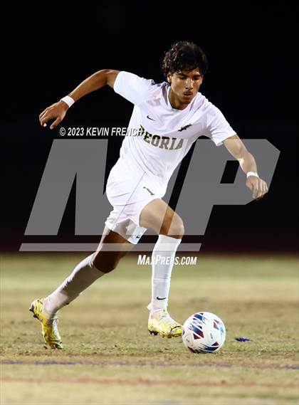 Thumbnail 2 in Peoria @ Centennial (Bulldog Invitational Boys Soccer Tournament) photogallery.