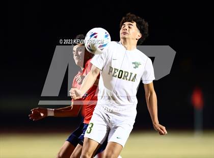 Thumbnail 2 in Peoria @ Centennial (Bulldog Invitational Boys Soccer Tournament) photogallery.