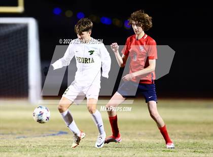 Thumbnail 1 in Peoria @ Centennial (Bulldog Invitational Boys Soccer Tournament) photogallery.