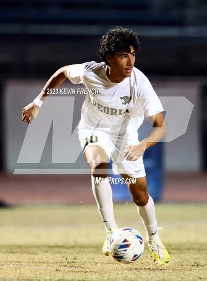 Thumbnail 2 in Peoria @ Centennial (Bulldog Invitational Boys Soccer Tournament) photogallery.