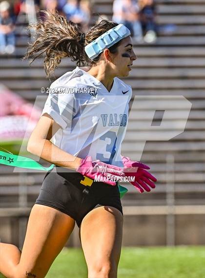 Thumbnail 3 in 5A Flag Football Second Round Valor vs Ralston Valley photogallery.