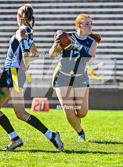 Thumbnail 2 in 5A Flag Football Second Round Valor vs Ralston Valley photogallery.