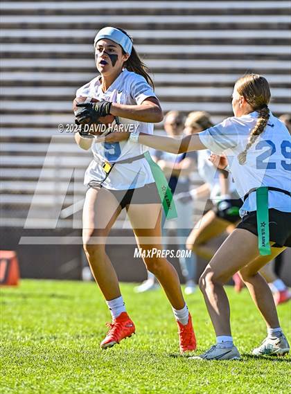 Thumbnail 3 in 5A Flag Football Second Round Valor vs Ralston Valley photogallery.