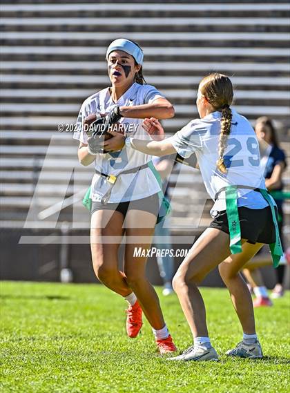 Thumbnail 2 in 5A Flag Football Second Round Valor vs Ralston Valley photogallery.