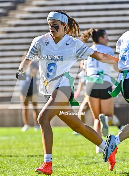 Thumbnail 3 in 5A Flag Football Second Round Valor vs Ralston Valley photogallery.