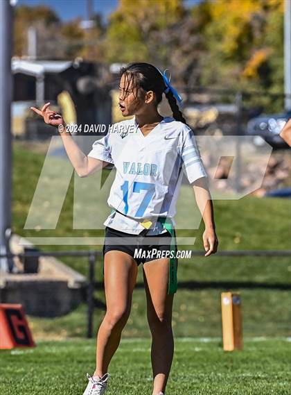 Thumbnail 3 in 5A Flag Football Second Round Valor vs Ralston Valley photogallery.
