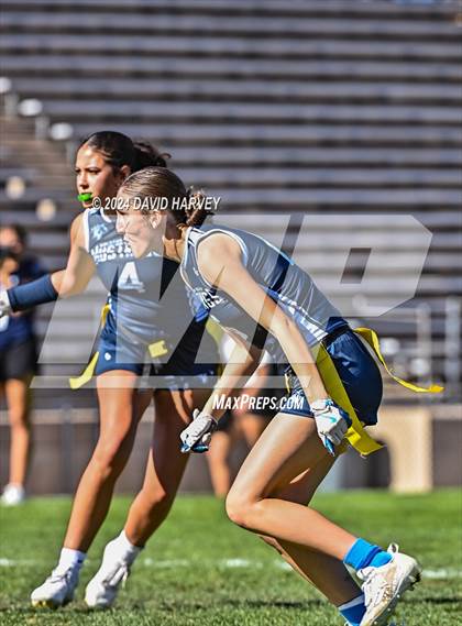 Thumbnail 3 in 5A Flag Football Second Round Valor vs Ralston Valley photogallery.