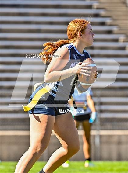 Thumbnail 2 in 5A Flag Football Second Round Valor vs Ralston Valley photogallery.