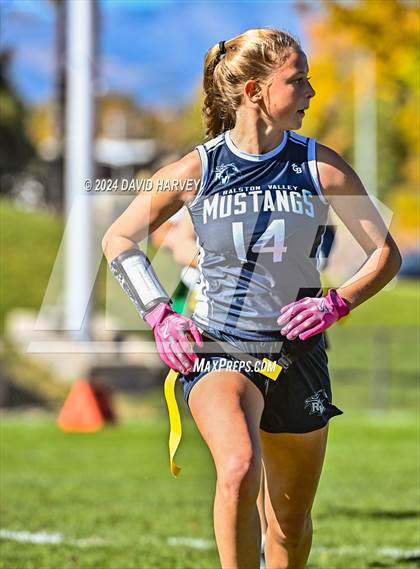 Thumbnail 3 in 5A Flag Football Second Round Valor vs Ralston Valley photogallery.