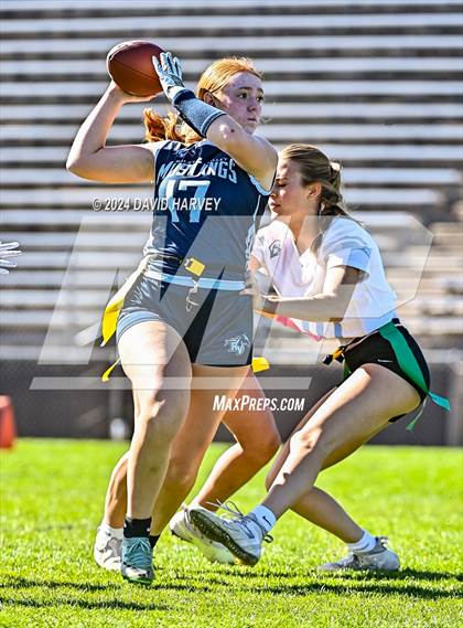 Thumbnail 3 in 5A Flag Football Second Round Valor vs Ralston Valley photogallery.