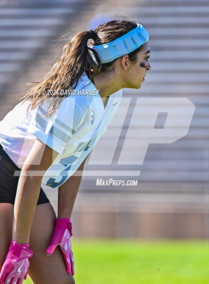 Thumbnail 2 in 5A Flag Football Second Round Valor vs Ralston Valley photogallery.